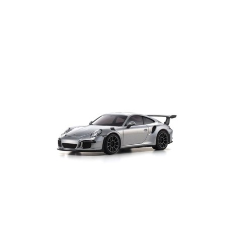 K.32358S - Kyosho Mini-Z MR04 RWD Porsche 911 GT3 RS Silver (N-RM/KT531P)