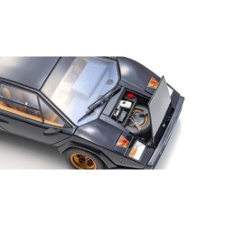 KS08320D - Kyosho 1:18 Lamborghini Countach LP500S Walter Wolf 1982 Dark Blue
