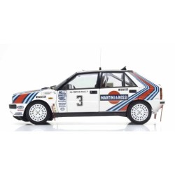 KS08960E - Kyosho 1:18 Lancia Delta HF 4WD Olympus Rally 1987 Martini Rossi Nr.3