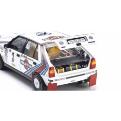 KS08960F - Kyosho 1:18 Lancia Delta HF 4WD Rally Monte Carlo 1988 Martini Nr.3