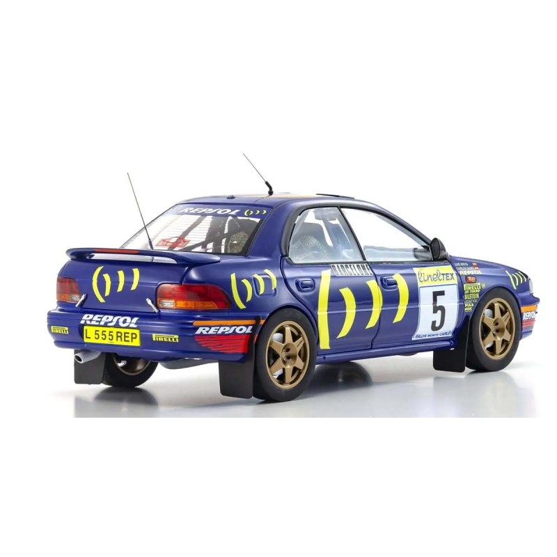 KS08962B - Kyosho 1:18 Subaru Impreza Carlos Sainz Winner Monte Carlo 1995 Nr.5