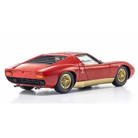 KS08314R - Kyosho 1:18 Lamborghini Miura P400 1968 Red-Gold