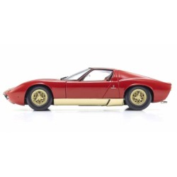 KS08314R - Kyosho 1:18 Lamborghini Miura P400 1968 Red-Gold