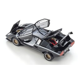 KS08320C - Kyosho 1:18 Lamborghini Countach LP500R Black-White