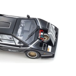 KS08320C - Kyosho 1:18 Lamborghini Countach LP500R Black-White
