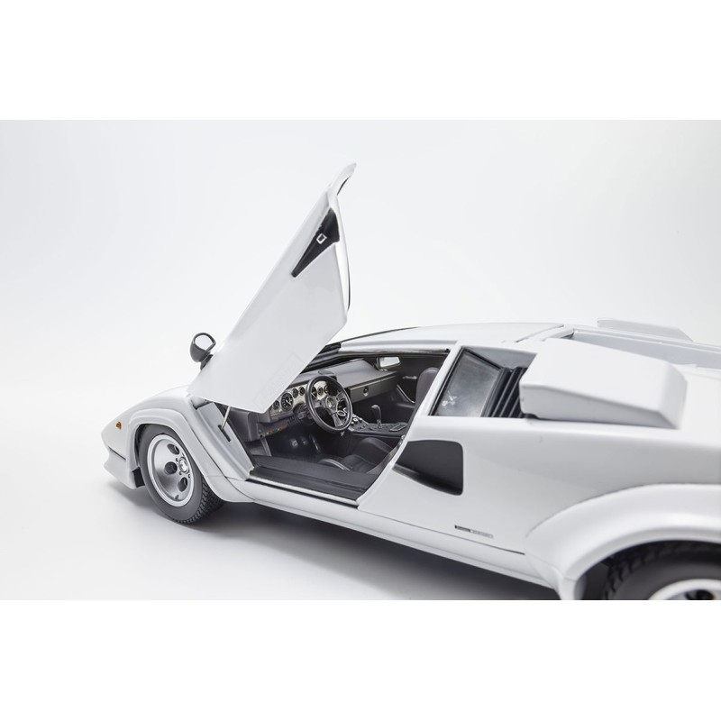 KS08320WFL - Kyosho 1:18 Lamborghini Countach LP400 S White