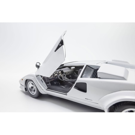 KS08320WFL - Kyosho 1:18 Lamborghini Countach LP400 S White