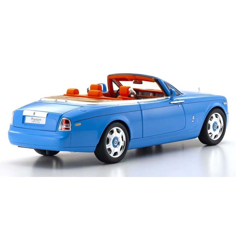 KS08871BL - Kyosho 1:18 Rolls-Royce Phantom Drophead Coup� 2007 Light Blue