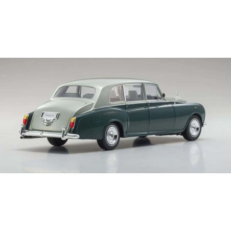 KS08905GRS - Kyosho 1:18 Rolls-Royce Phantom VI EWB 1968 Green-Silver