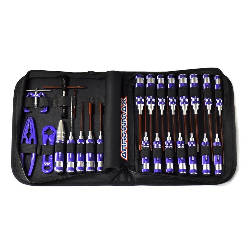AM199402 - AM TOOLSET FOR ONROAD (25PCS) WITH TOOLS BAG