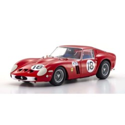 KS08438F - Kyosho 1:18 Ferrari 250 GTO Daytona 3H 1st OA 1963 Nr.18