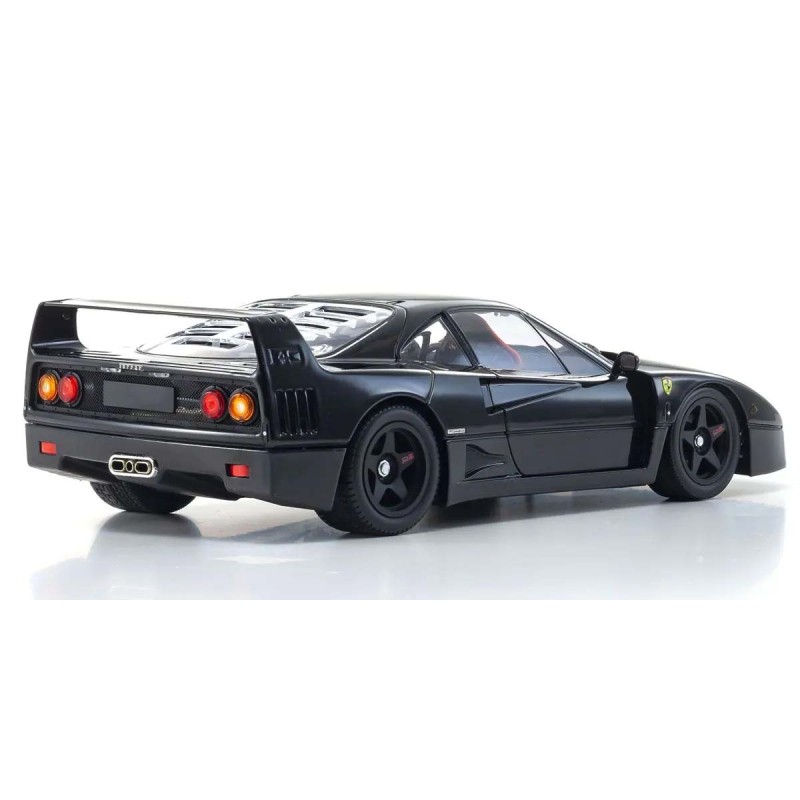 KS08416BK - Kyosho 1:18 Ferrari F40 Black 1987 Die-Cast Collection