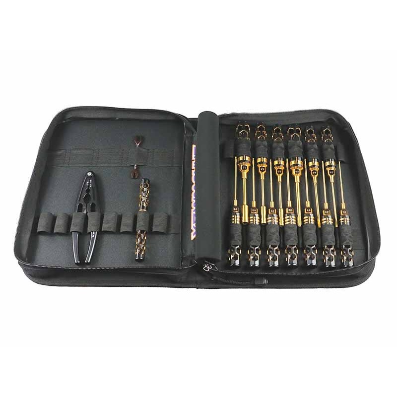 AM199443 - AM TOOLSET FOR OFFROAD (16PCS) WITH TOOLS BAG BLACK GOLDEN