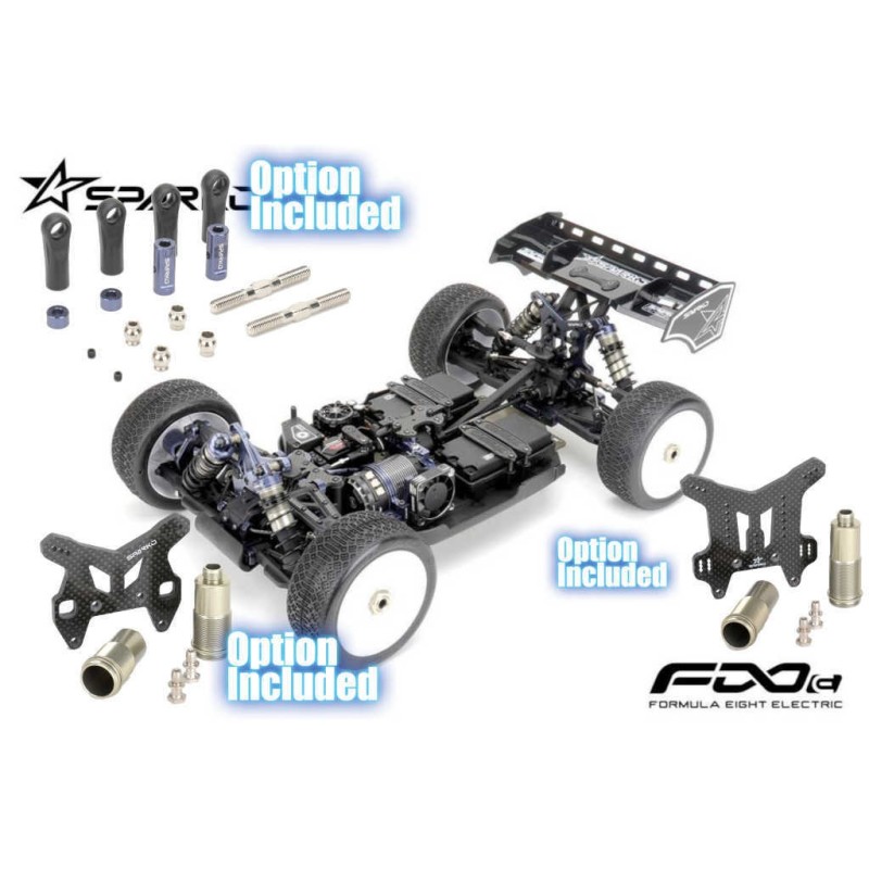 SPKF80001EB-25 - Sparko F8 Euro 25 1:8 4WD Electric Buggy