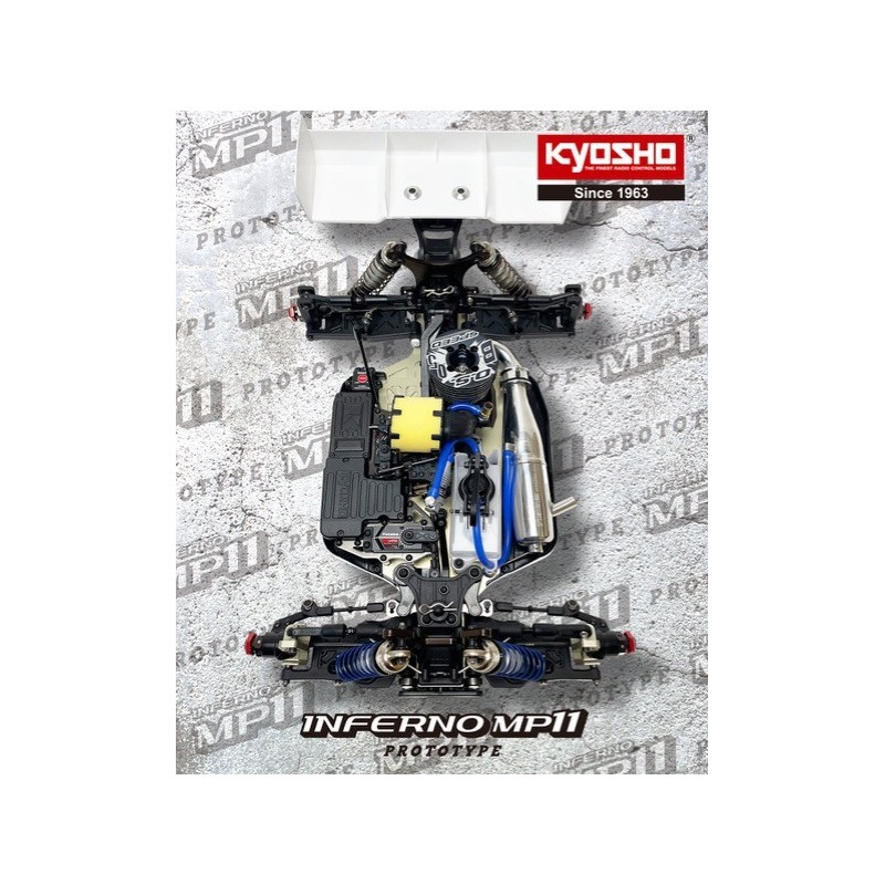 K.33028B - Kyosho Inferno MP11 1:8 4WD RC Nitro Buggy Kit