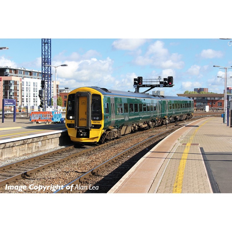 Class 158 2 Car Dmu 158766 Gwr Green Firstgroup 31 519sf