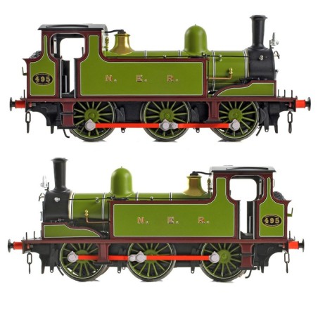 31-065SF - NER E Tank 495 NER Lined Green & Maroon SOUND FITTED
