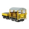 32-993A - Wickham Type 27 Trolley Car BR Departmental Yellow (Wasp Stripes)