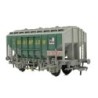 33-132B - 35 Ton PAA Bulk Grain Wagon 'Grainflow' Green & Grey WEATHERED