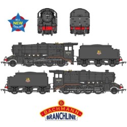 35-230 - LMS 8F with Welded Tender 48305 BR Black (Early Emblem)