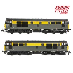 35-822SF - Class 31/1 Refurbished 31188 BR Engineers Grey & Yellow SOUND FITTED