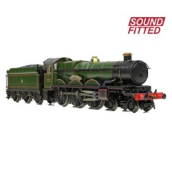 372-035SF - GWR 4073 'Castle' 4082 'Windsor Castle' GWR Lined Green (Shirtbutton) SOUND FITTED