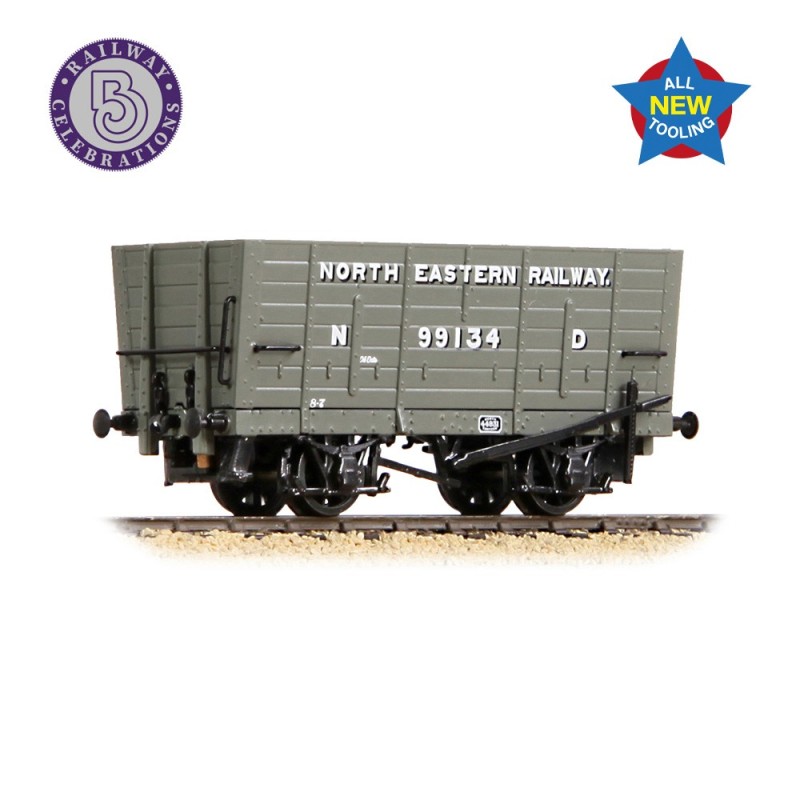 373-375A - NER P7 Coal Hopper North Eastern Railway Grey (ND)